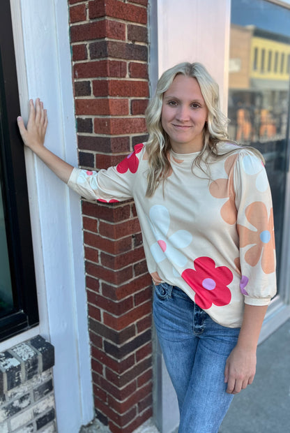 Fall Floral Bracelet Top