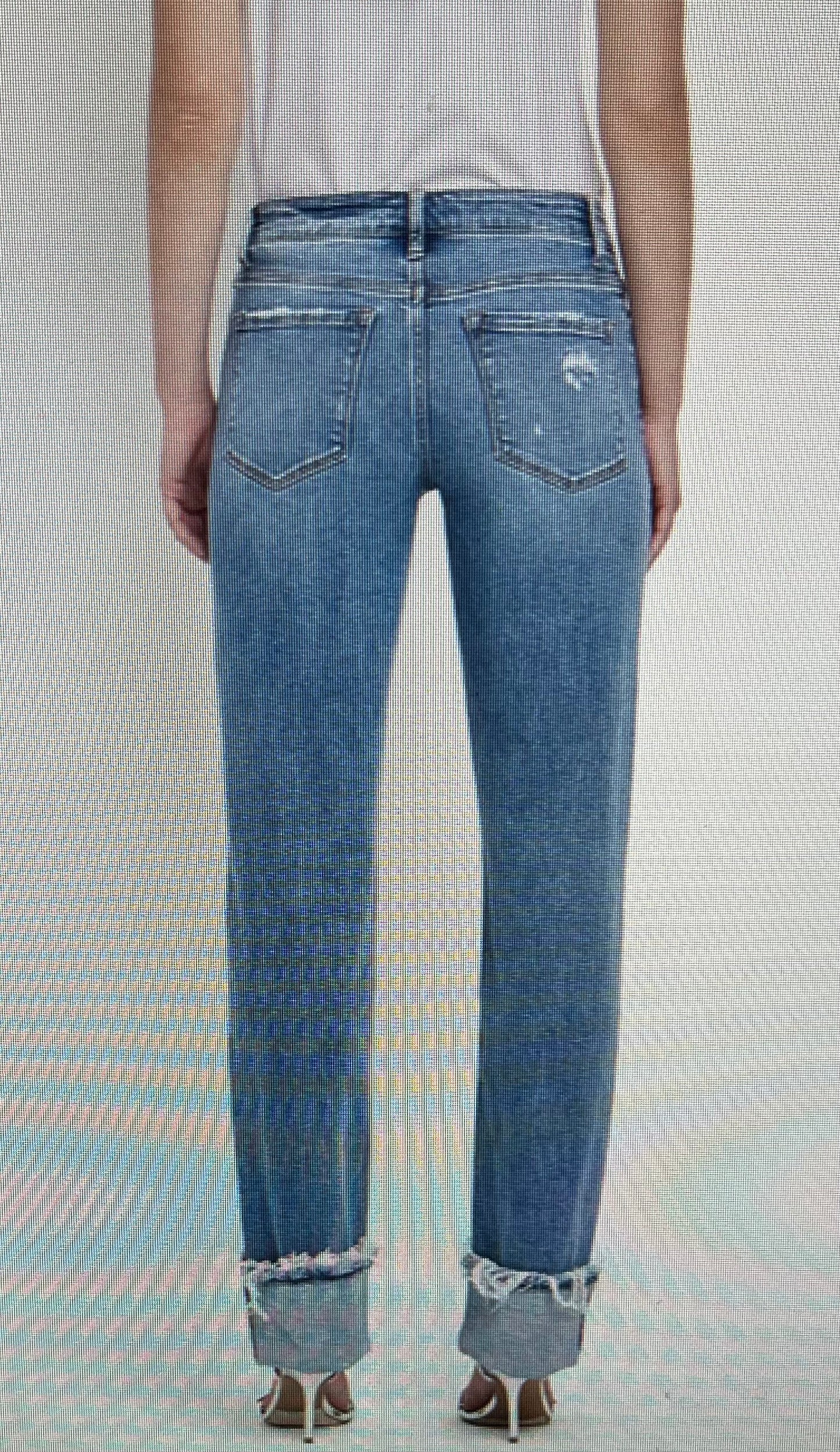 Evermore Cuffed Straight Jean