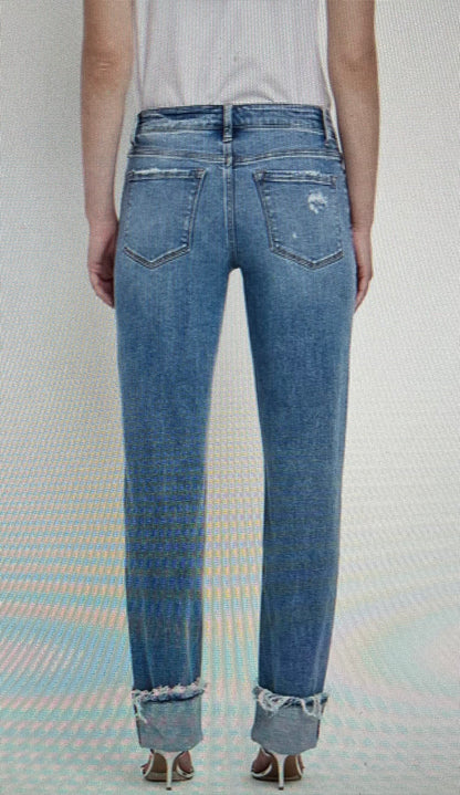 Evermore Cuffed Straight Jean