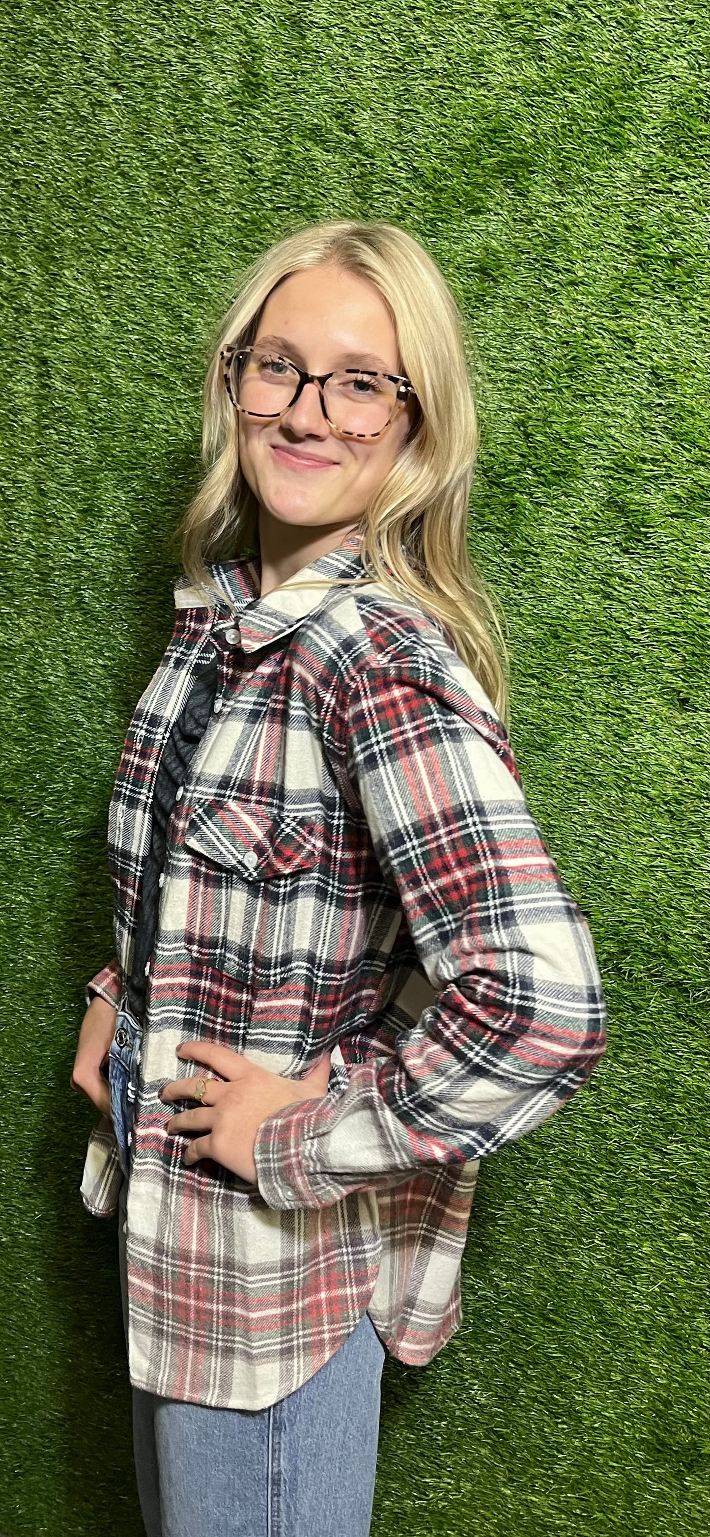 Holiday Flannel Top