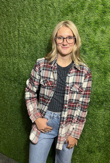 Holiday Flannel Top