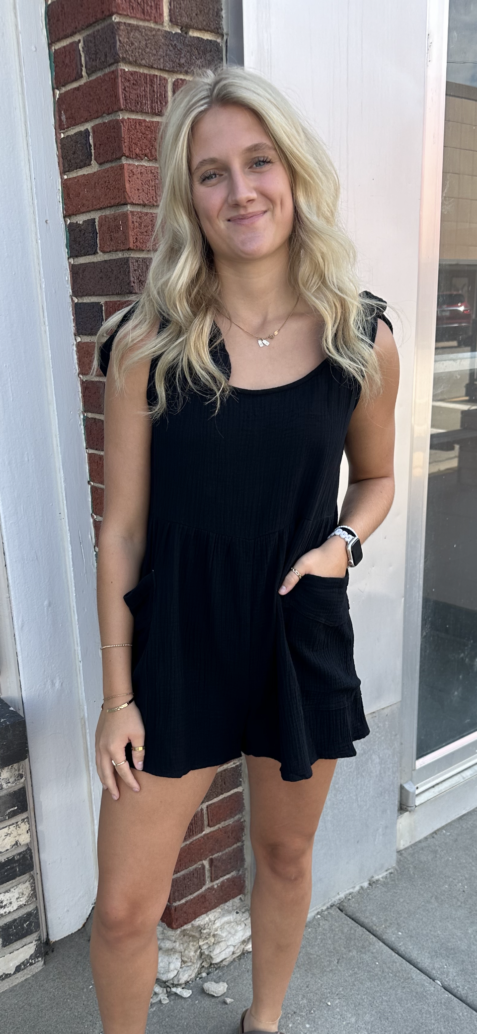 All Knotted Up Short Romper