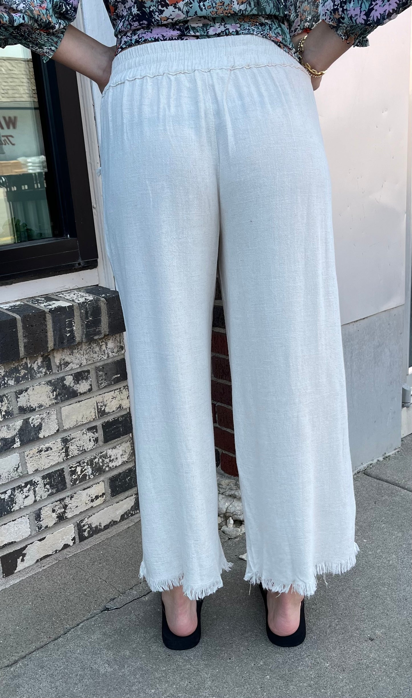 Oatmeal Blend Pull on Pant