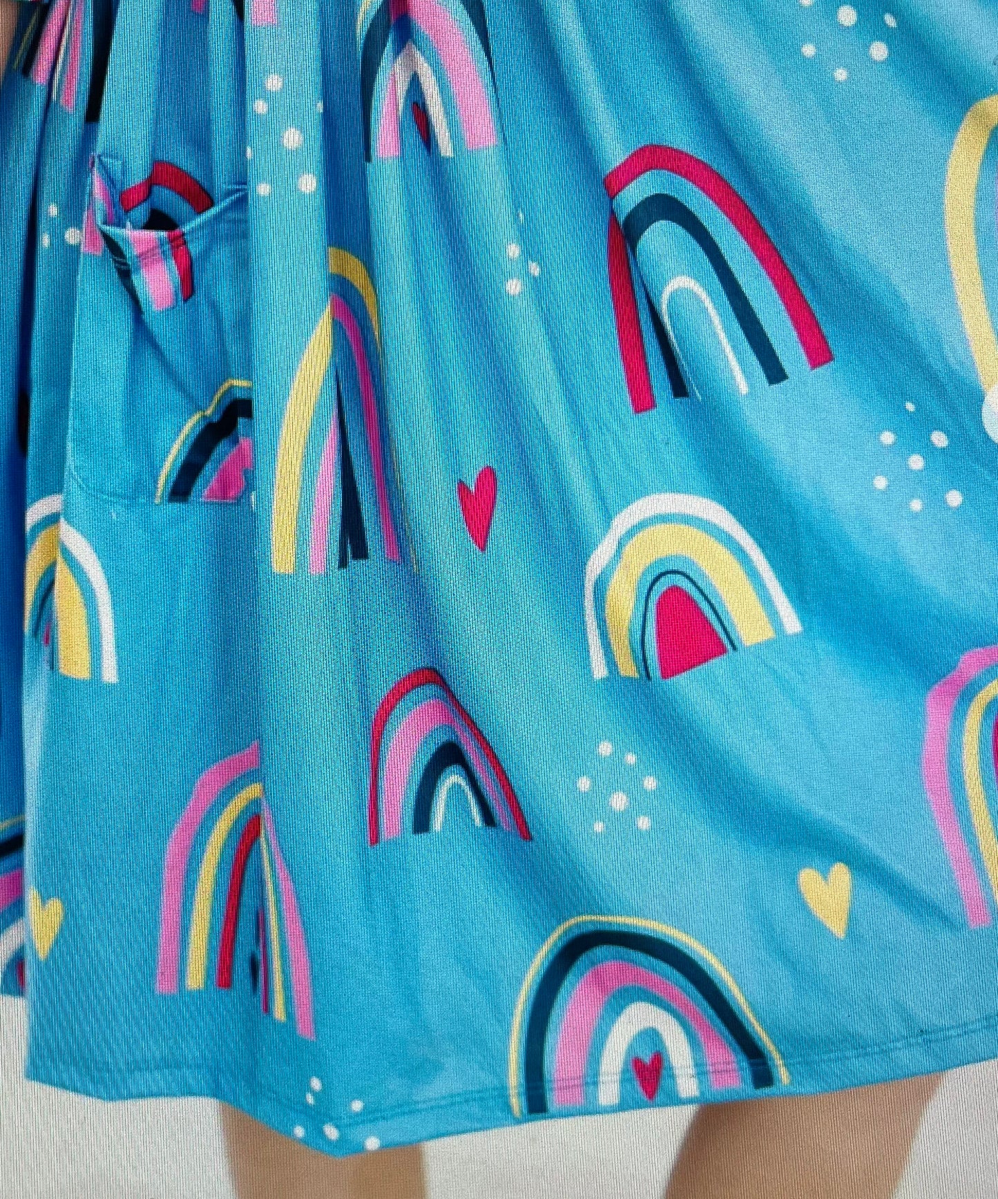 Turquoise Twilight Twirl Dress