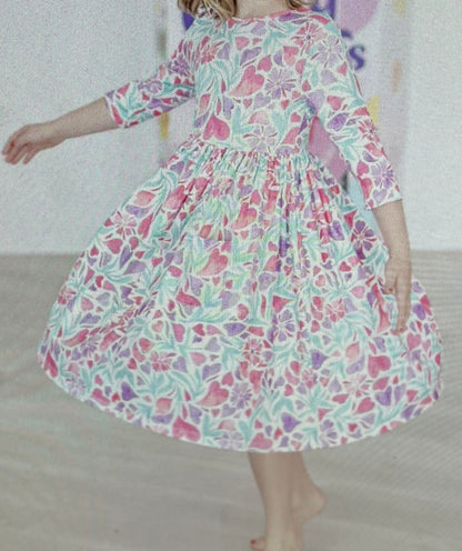 Watercolors Twirl Dress