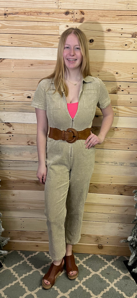 Corduroy Jumpsuit