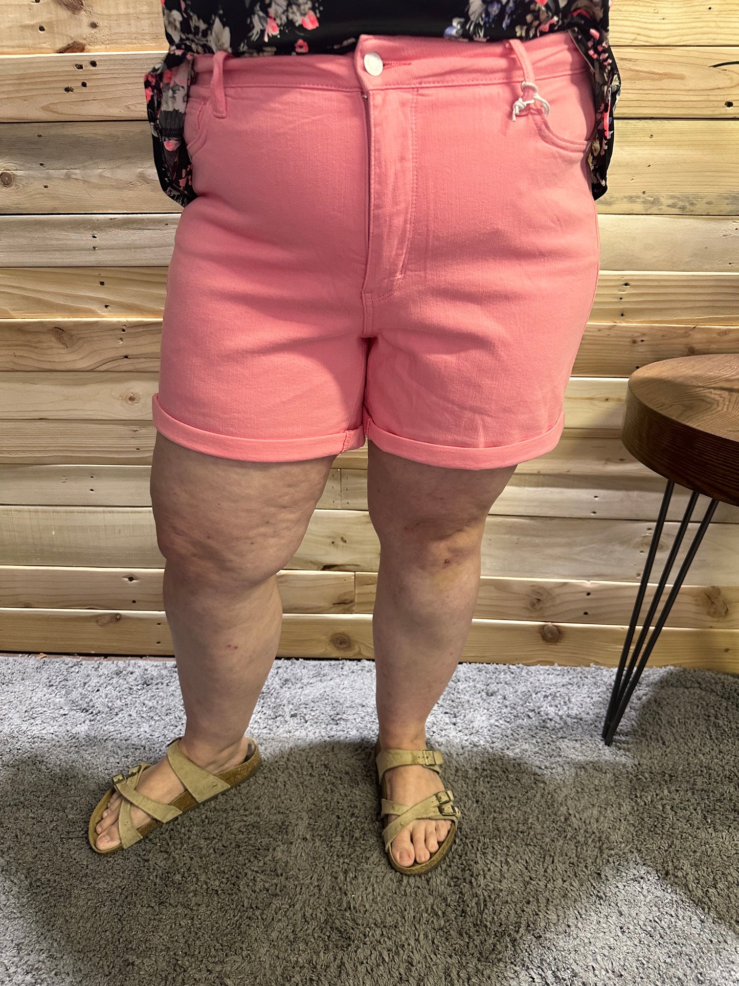 Judy Blue Pink Jean Short size Sm-3X
