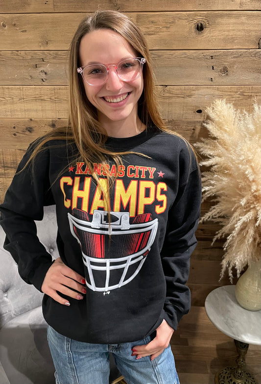 Chiefs Kansas City Champs Crewneck Sweatshirt