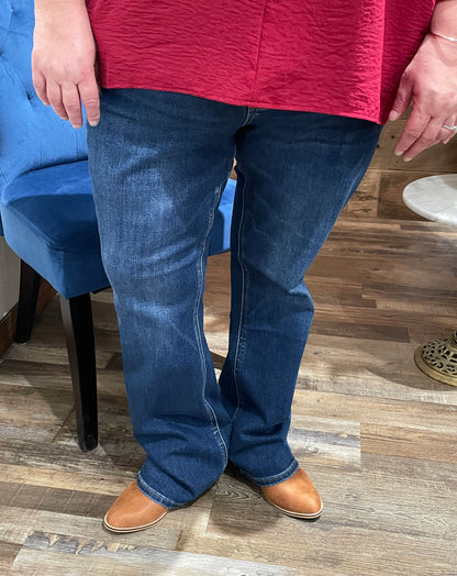 Vervet Skylar High Rise Boot Cut Jean - Plus Size